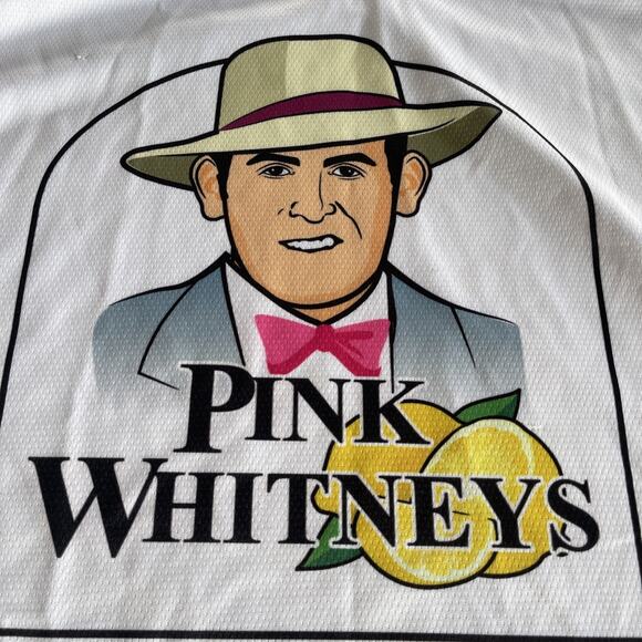 Barstool Sports Men League Sweaters Pink Whitneys Hockey Jersey Adult Sz XL Rare - Picture 2 of 16